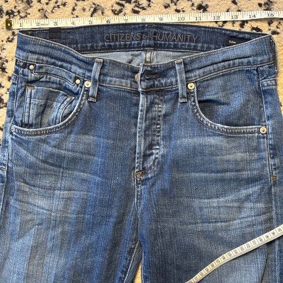Citizens Of Humanity Jeans Womens Size 25 Blue Dylan Relaxed Boy Jean Button - Picture 3 of 5